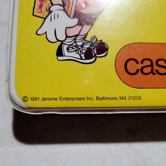 VTG 80s Little Thinker Cassette Tape Carrying Case 1983 Jerome Enterprises EUC - Picture 3 of 9